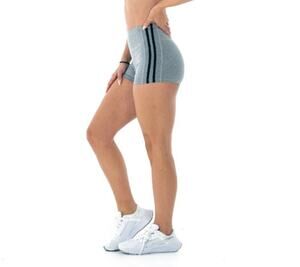 Women's The Barbell Cartel Legacy 2.5" Shorts, Heather Gray, Size L